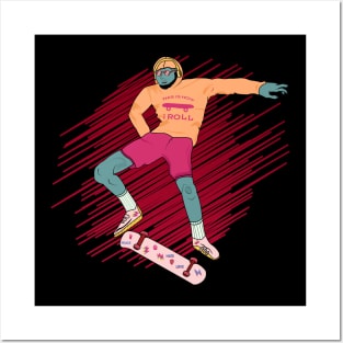 This Is How I Roll Skateboard Posters and Art